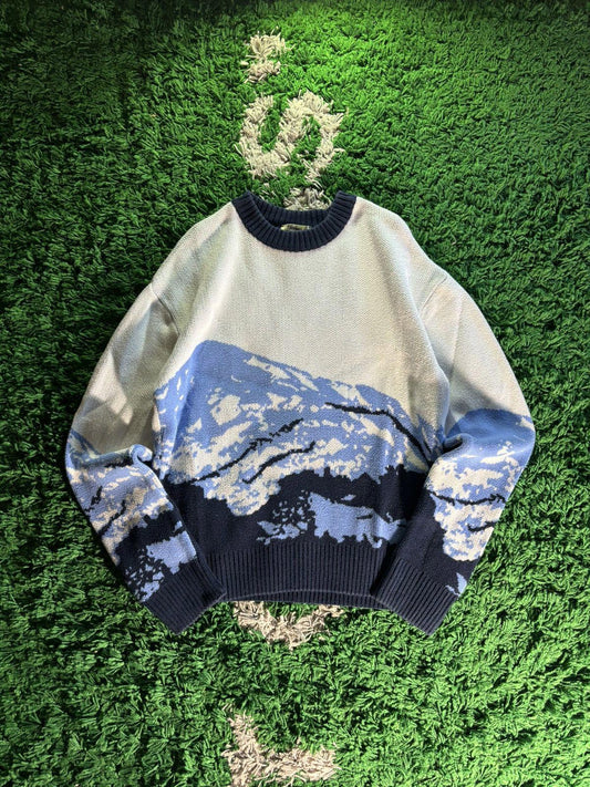 Vtg Japanese Style Mountain Pullover