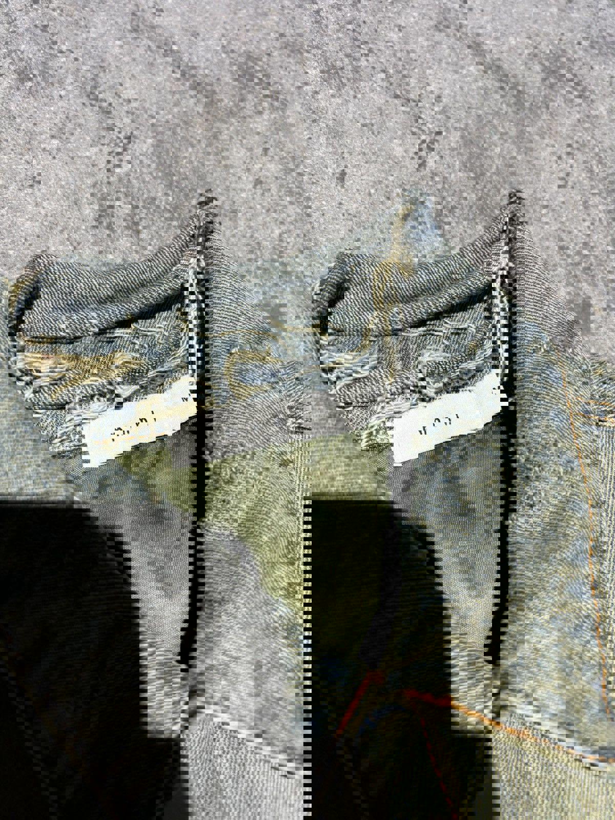 MNML Distressed Denim Jacket