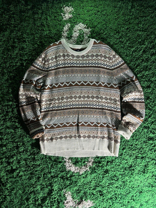 Vintage American Rag Abstract Pullover