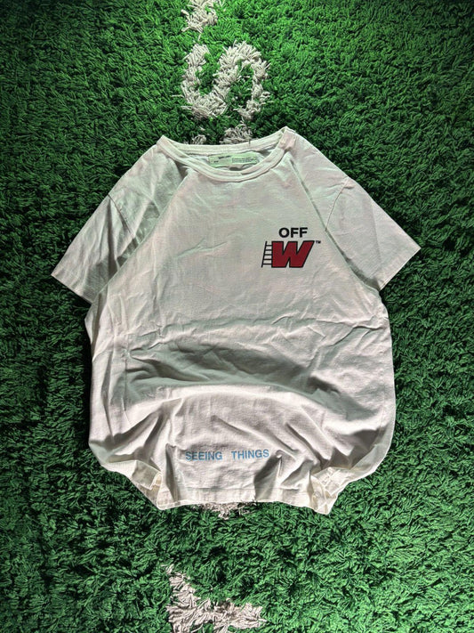 Off-White “Seeing Things” Ladder Tee