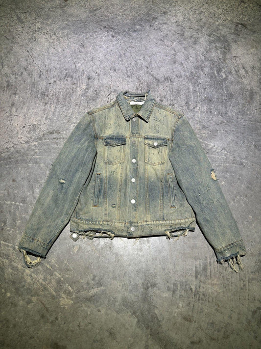 MNML Distressed Denim Jacket
