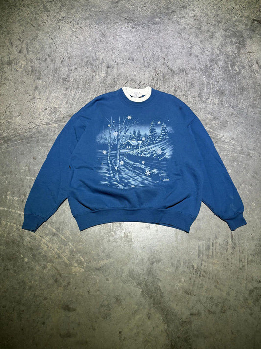 Vintage Morning Sun Christmas Crewneck