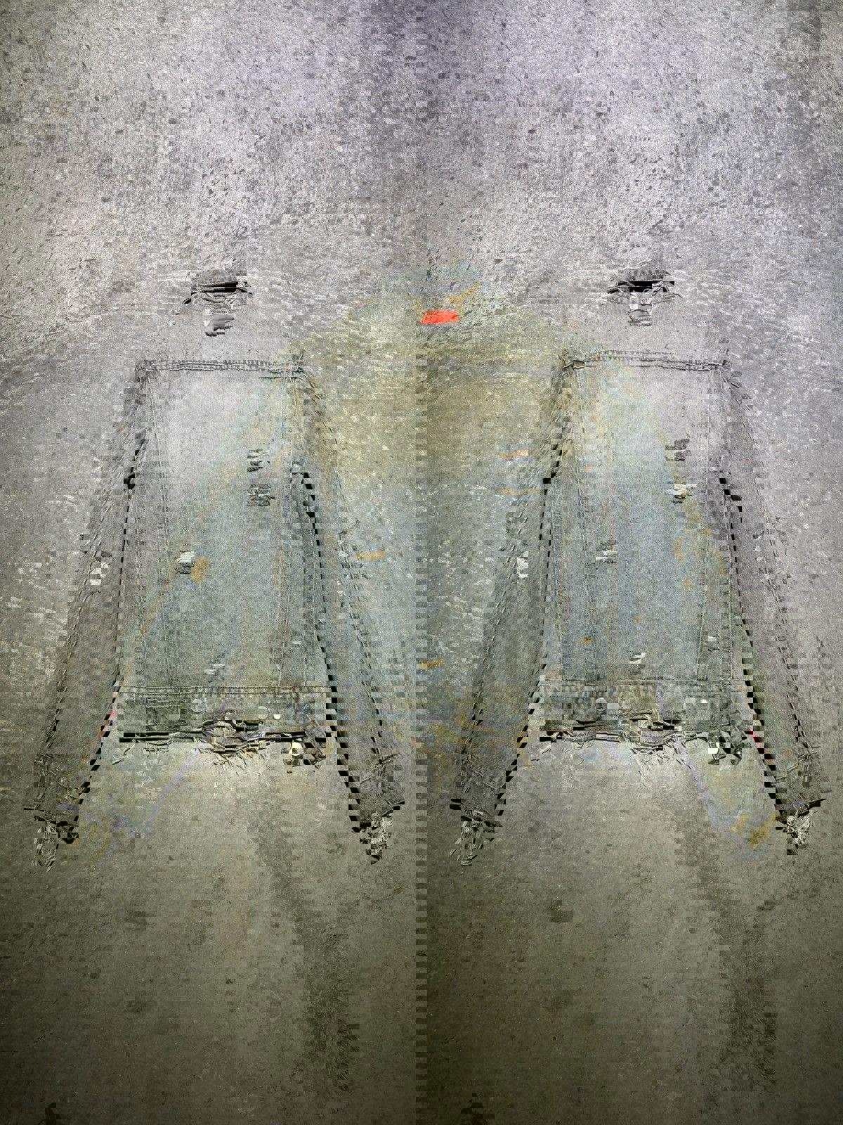 MNML Distressed Denim Jacket