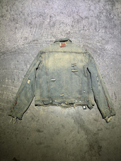 MNML Distressed Denim Jacket