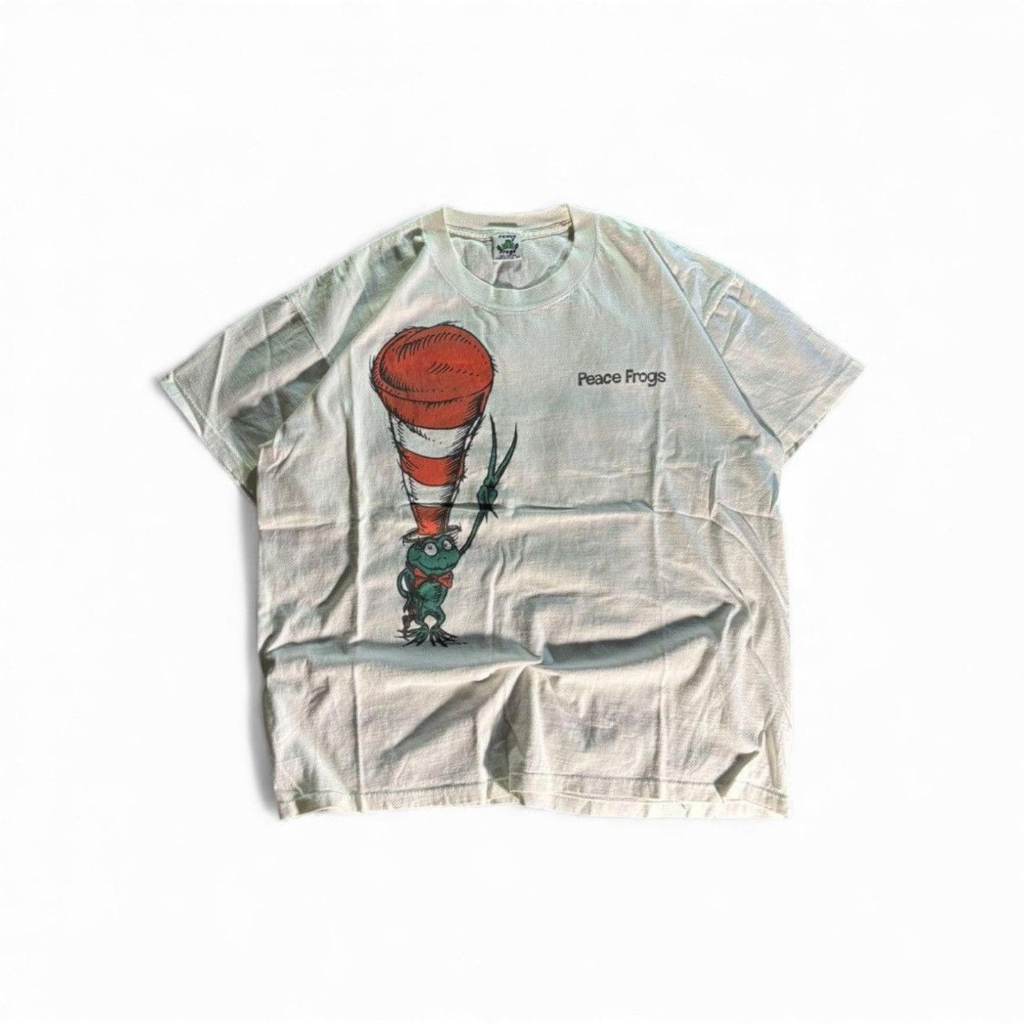 Vintage 1995 Peace Frogs Tee