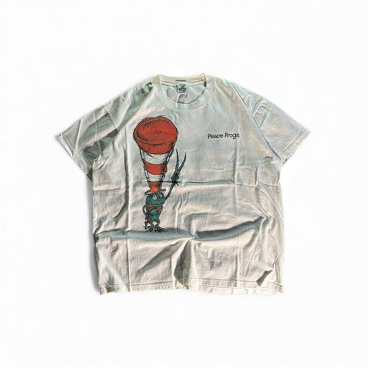 Vintage 1995 Peace Frogs Tee
