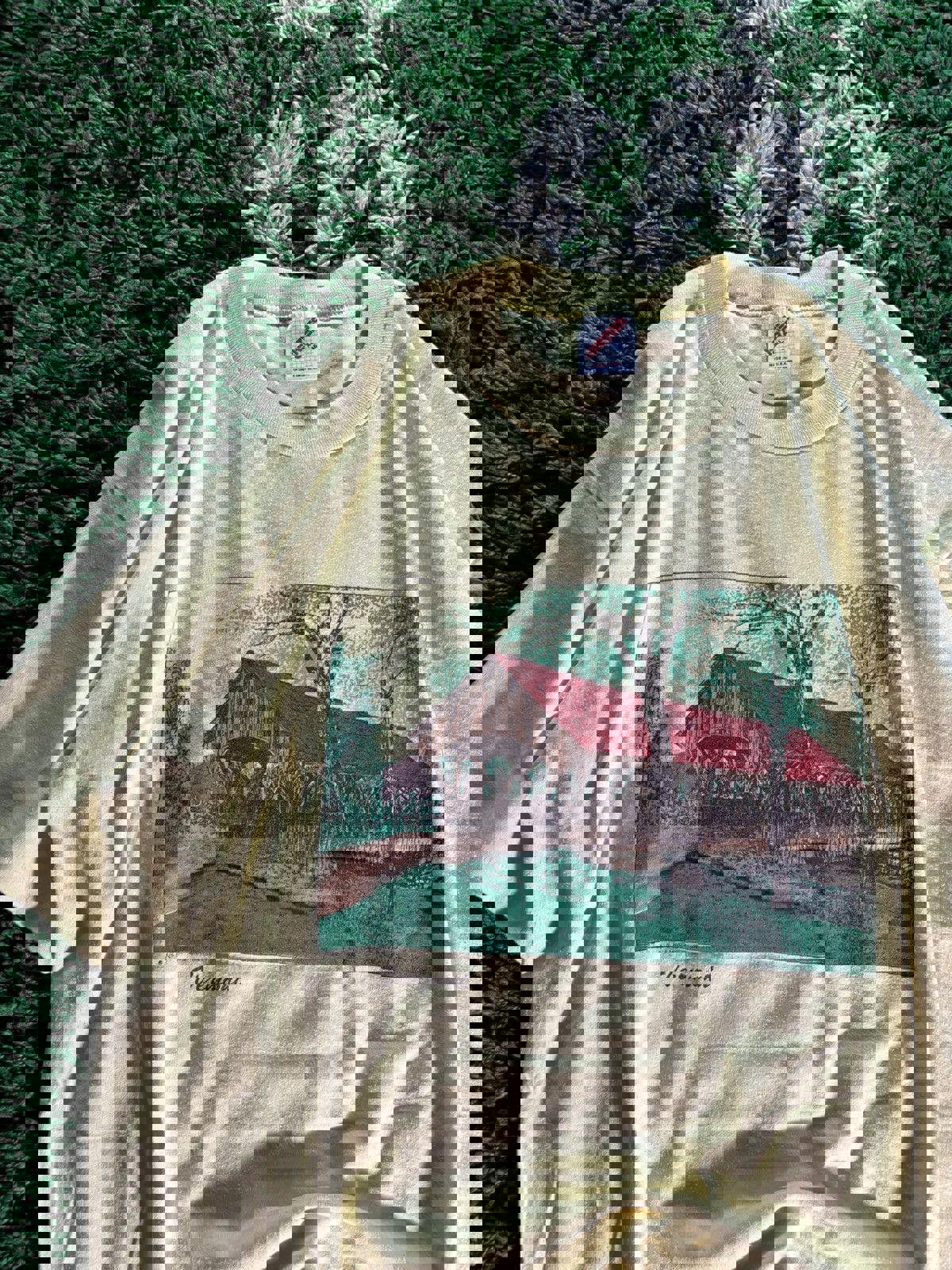 Vintage 1987 Jerzees USA Vermont Tee