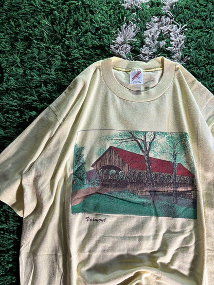 Vintage 1987 Jerzees USA Vermont Tee