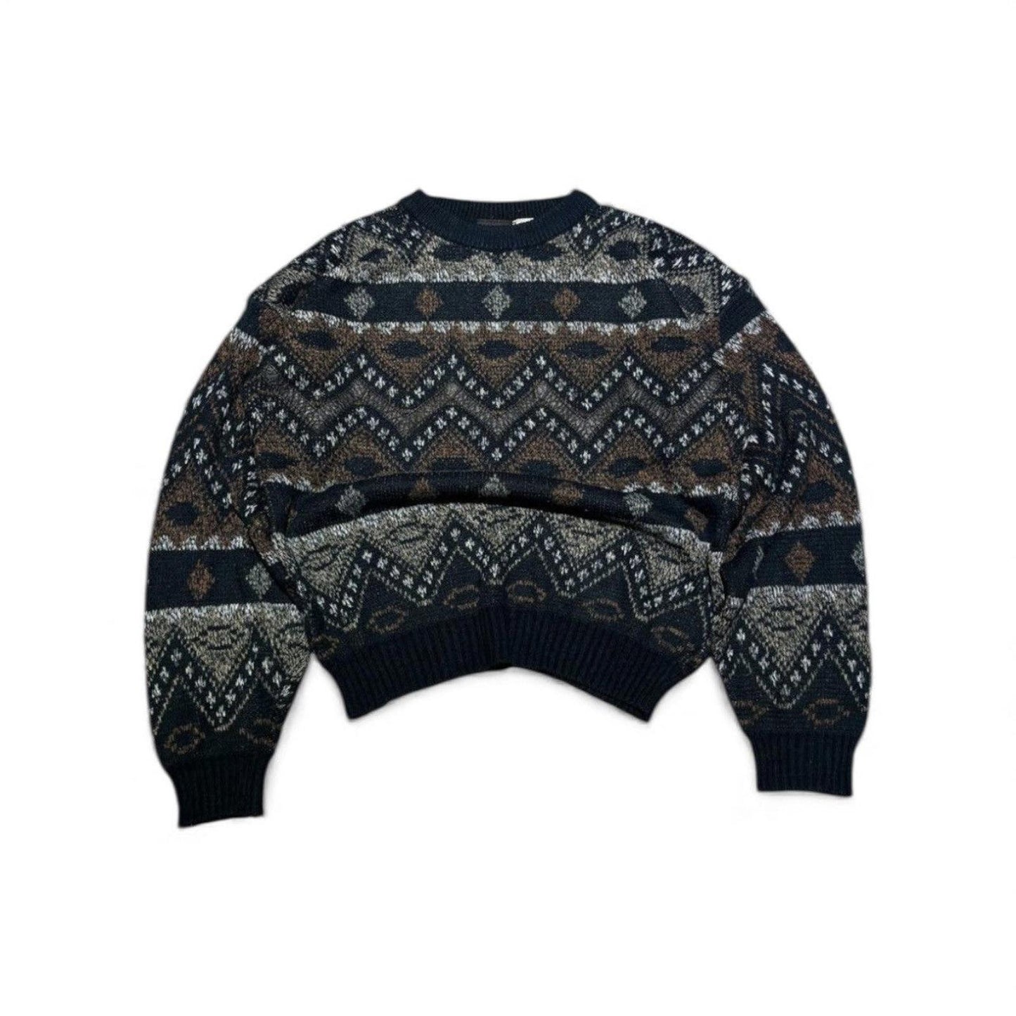 Vintage Impact Multi-Print Pullover