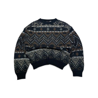 Vintage Impact Multi-Print Pullover