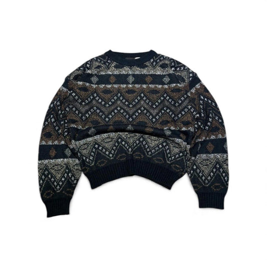 Vintage Impact Multi-Print Pullover