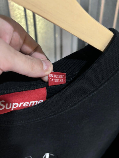 Supreme Embroidered Spell-out Crewneck