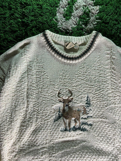 Vintage St. John’s Bay Deer Pullover