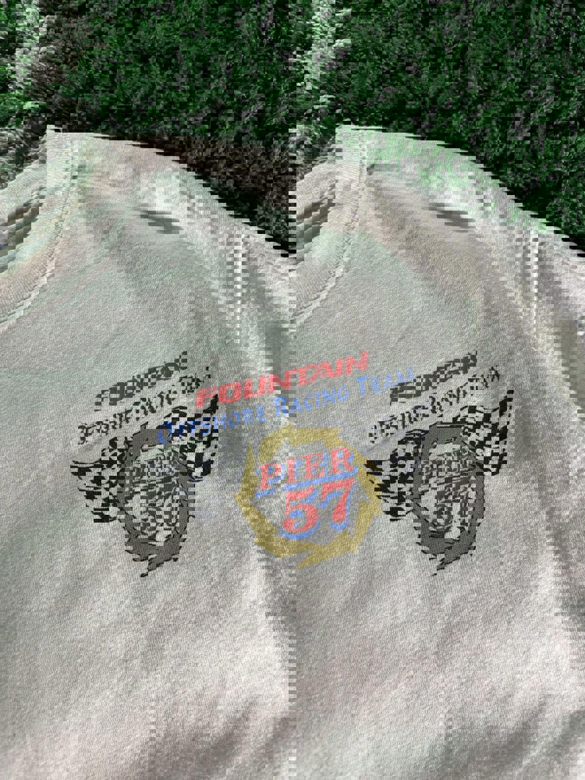 Vintage Hanes Pier 57 Fountain Offshore Racing Team Tee