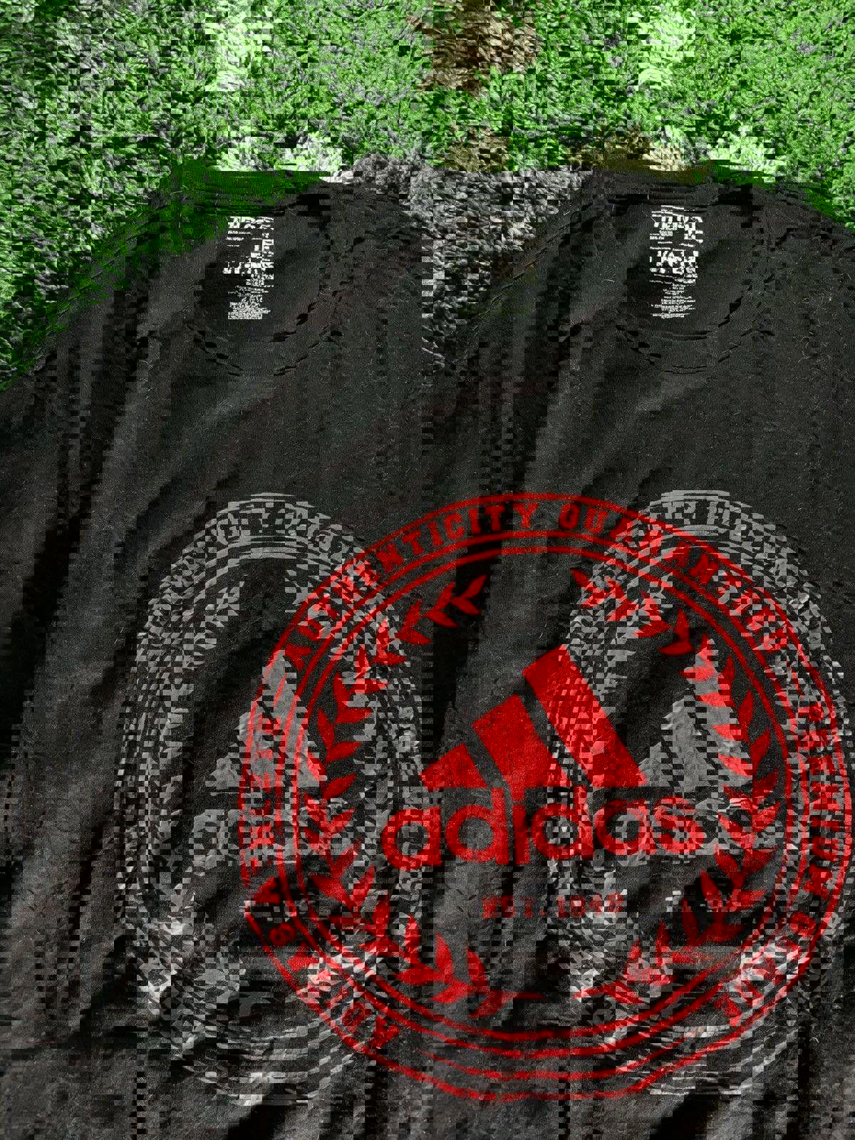 2010s adidas “Authenticity Guaranteed” Tee