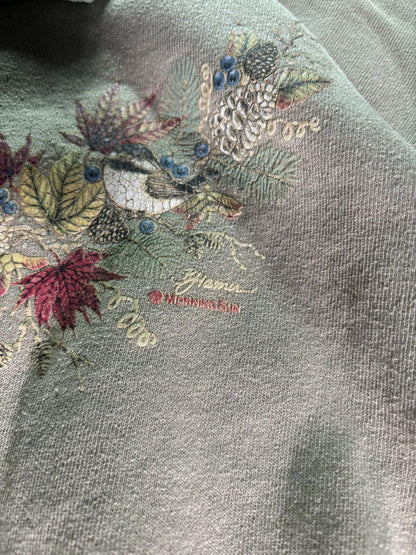 Vintage Orvis Jerzees Morning Sun Collared Pullover