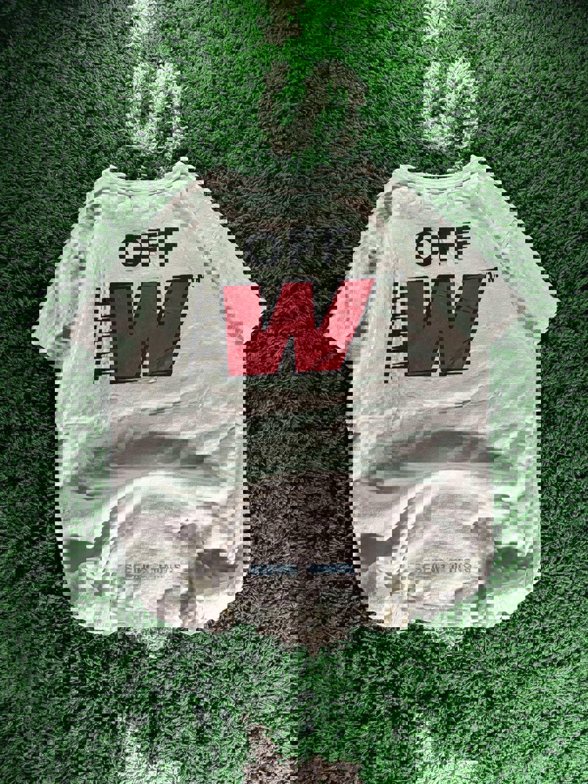 Off-White “Seeing Things” Ladder Tee