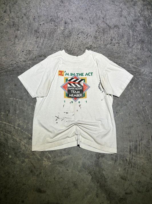 Vintage Screen Stars Kings Island Staff Tee