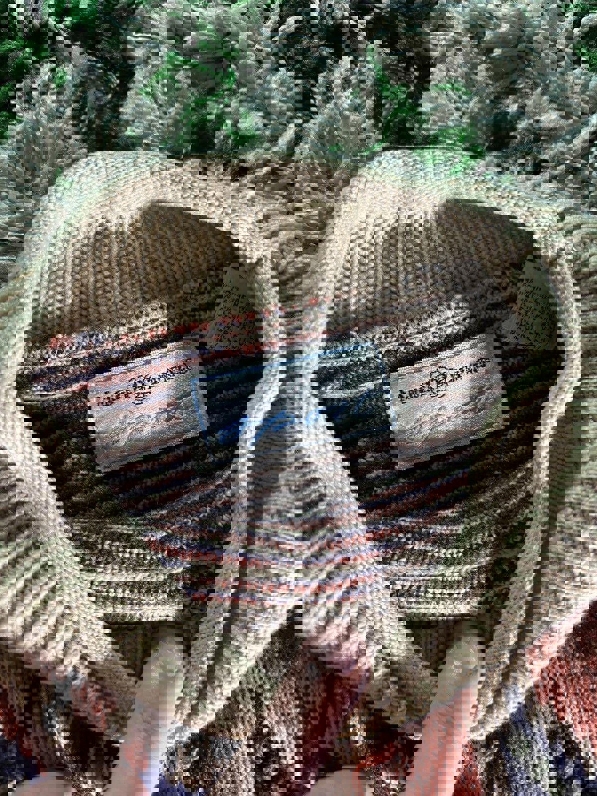 Vintage Abstract Hearts Pullover