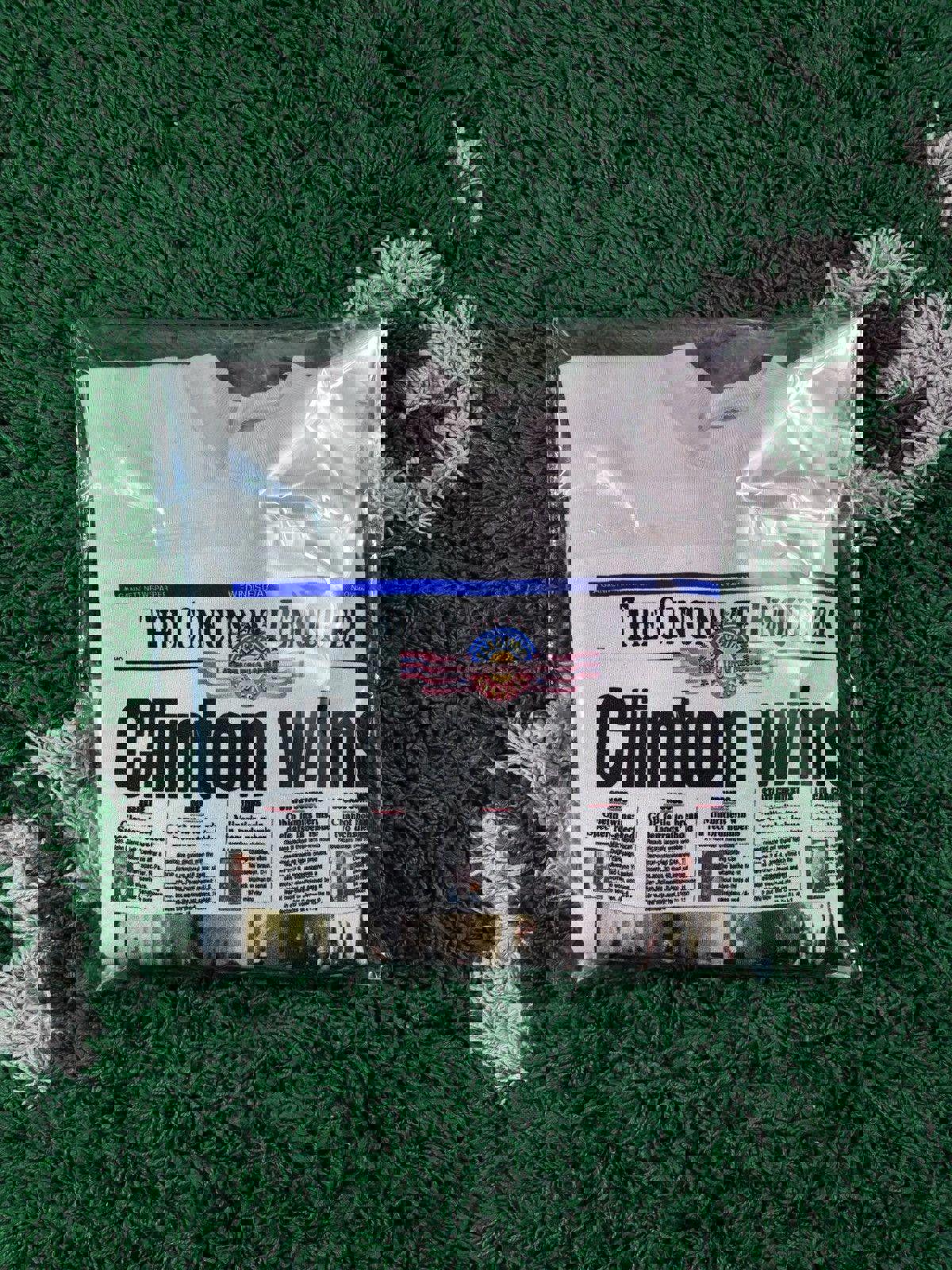 Vintage Cincinnati Enquirer “Clinton Wins” Crewneck