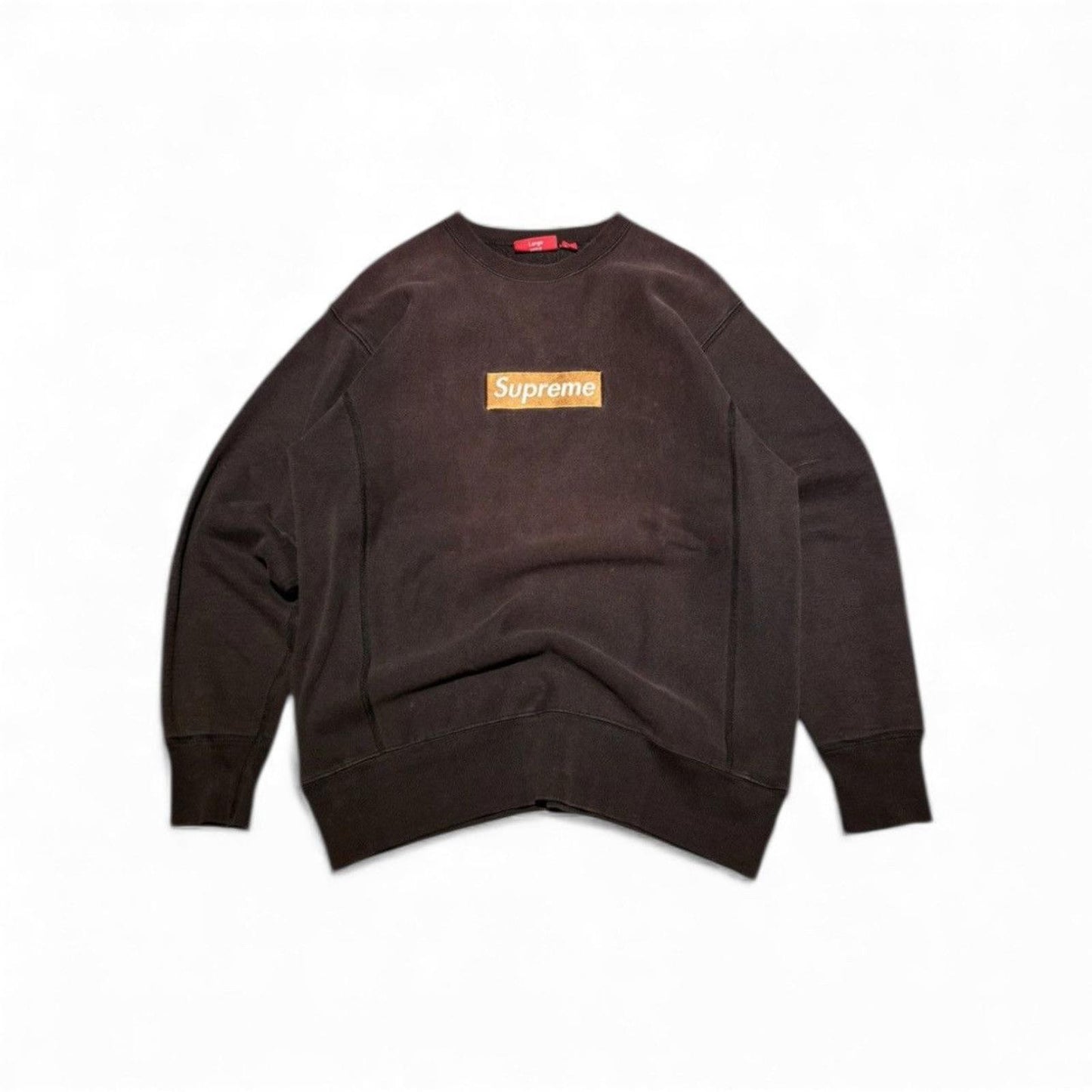 [VERY RARE] 2003 Supreme Bronze/Brown Crewneck