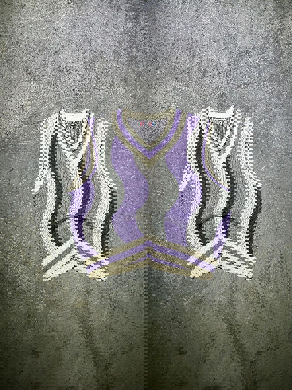 Urban Outfitters Multi-Color Wave Cardigan