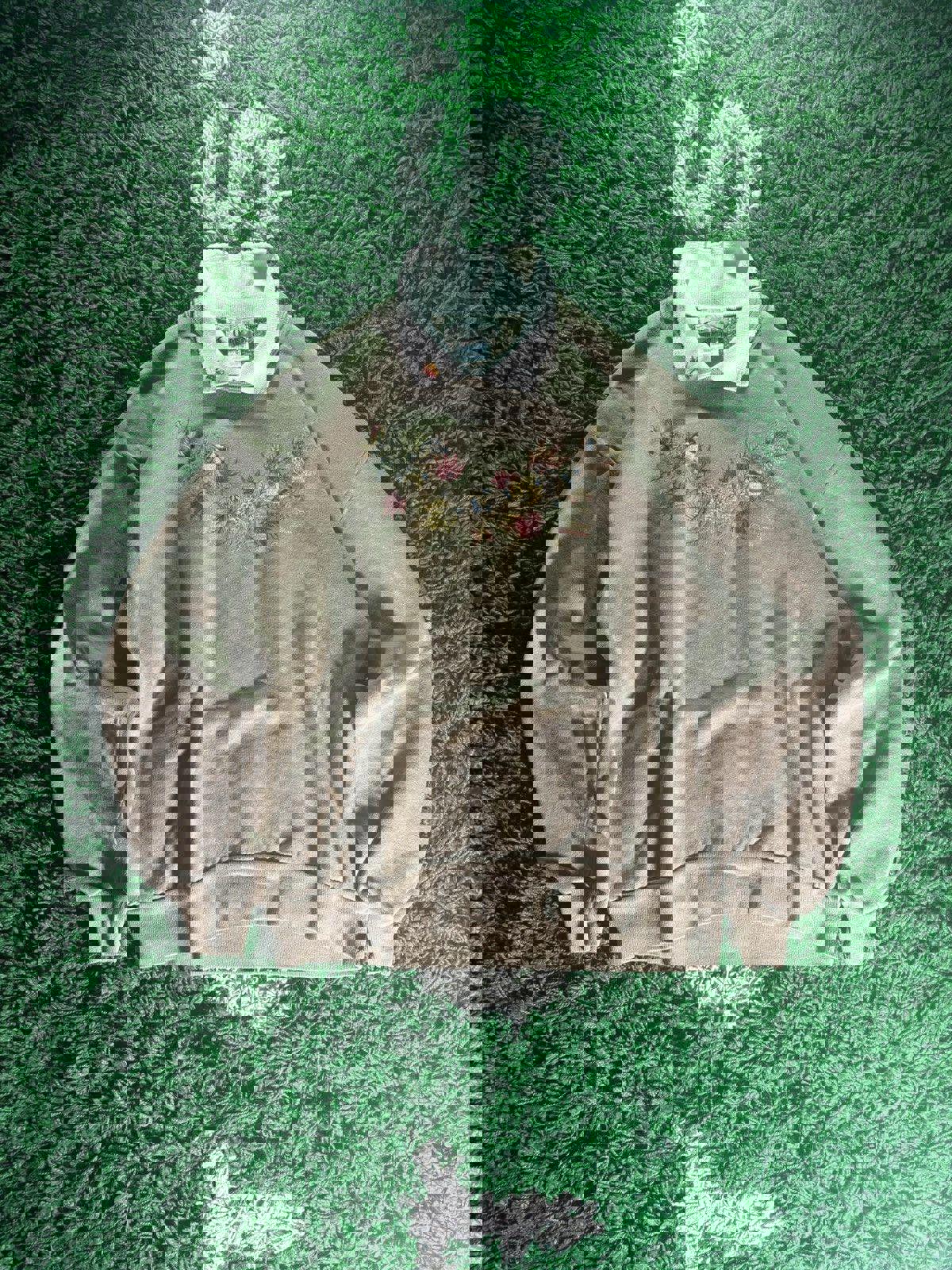 Vintage Orvis Jerzees Morning Sun Collared Pullover