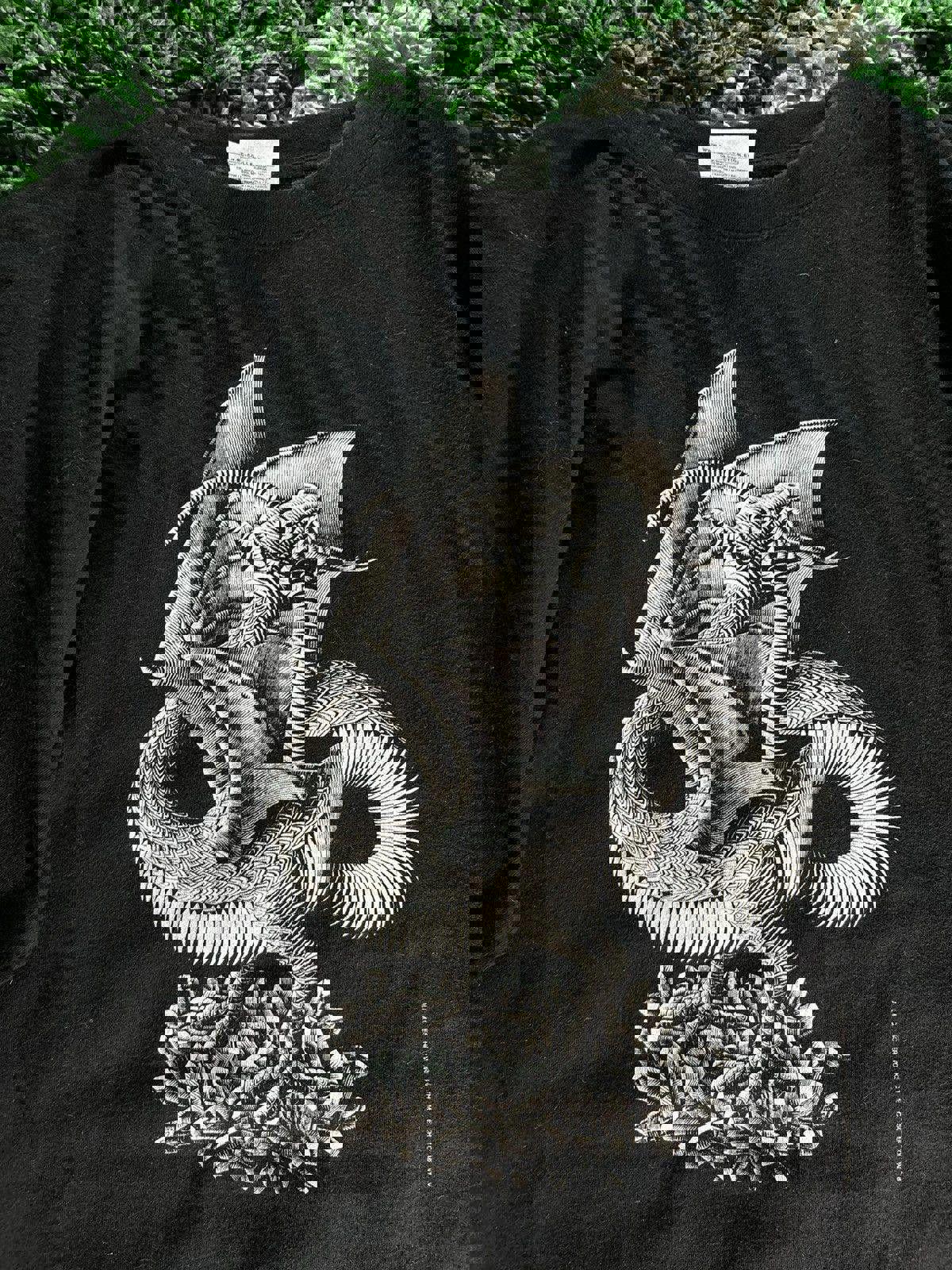 Vintage 2000s MC Escher Abstract Art Tee