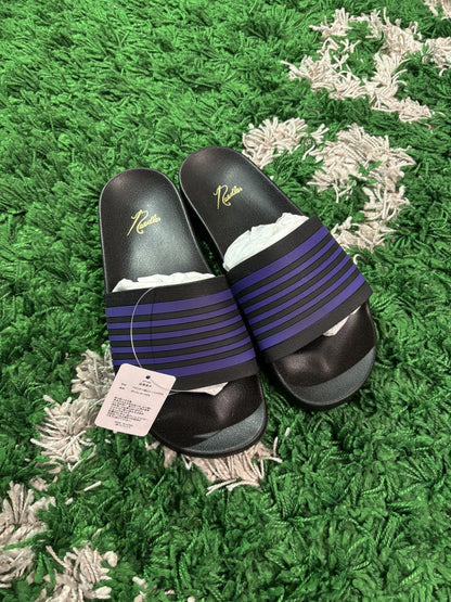 [NEW] Needles Purple Stripe Slides
