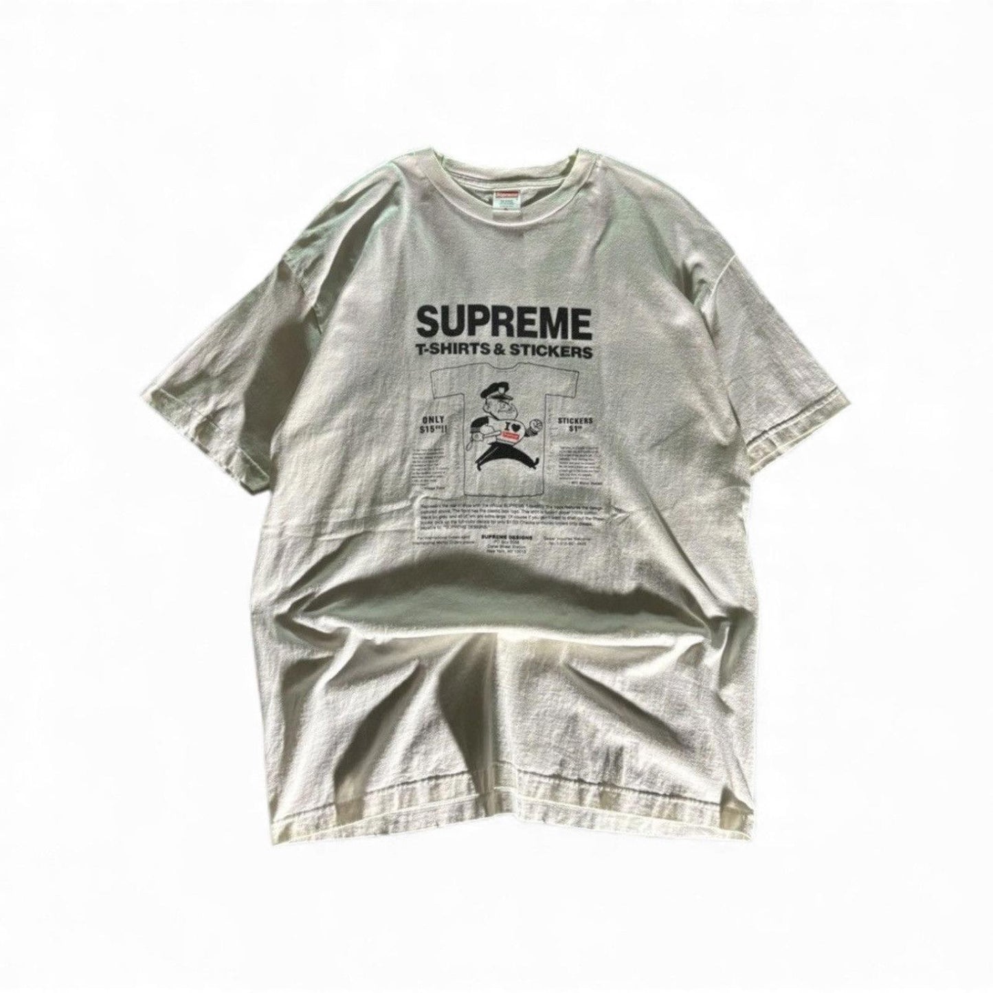 [2007] Supreme F&F “Free Sticker” Tee