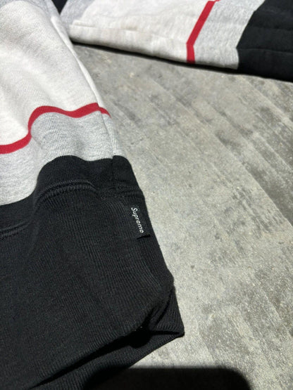 Supreme Striped Embroidered Hoodie