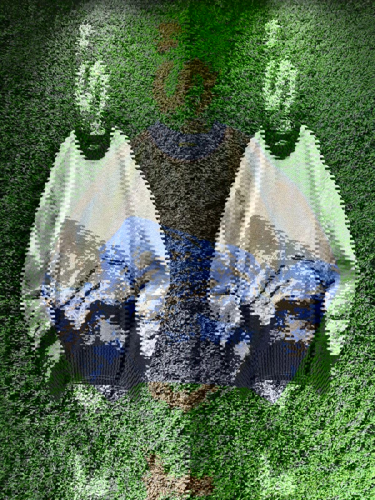 Vtg Japanese Style Mountain Pullover