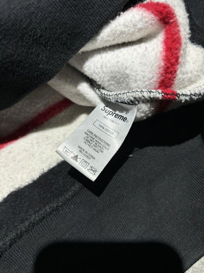 Supreme Striped Embroidered Hoodie