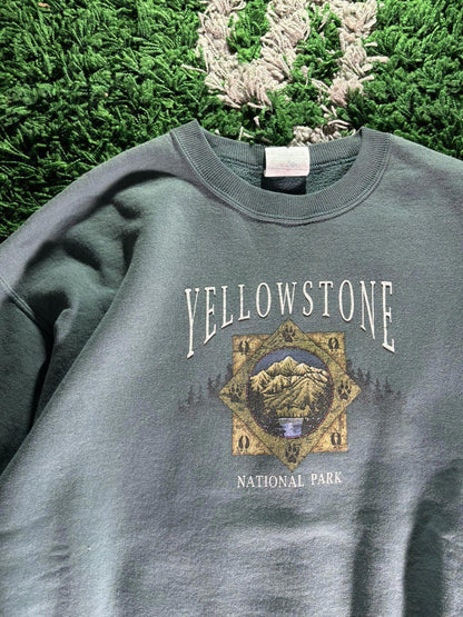 Vintage Jerzees Yellowstone National Park Crewneck