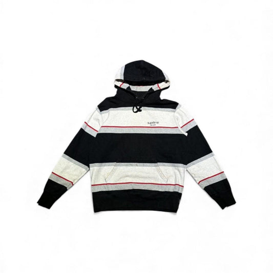 Supreme Striped Embroidered Hoodie