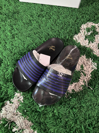 [NEW] Needles Purple Stripe Slides