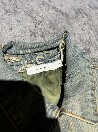 MNML Distressed Denim Jacket