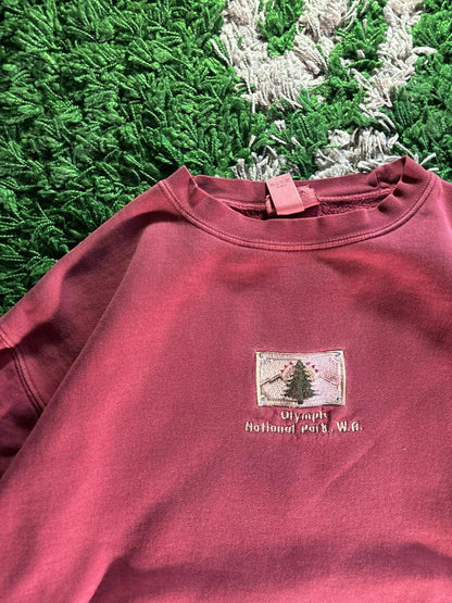Vintage Anvil Olympic National Park WA Crewneck