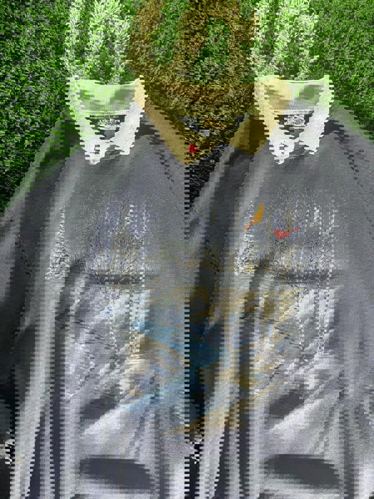 Vintage Morning Sun Collared Pullover