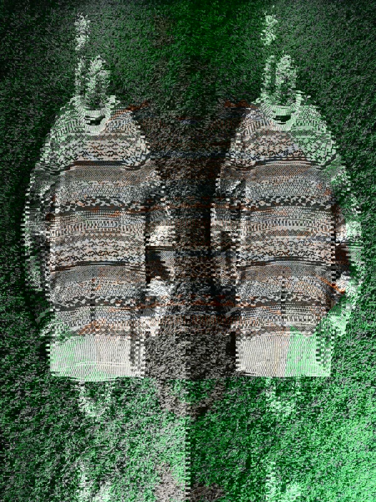 Vintage American Rag Abstract Pullover