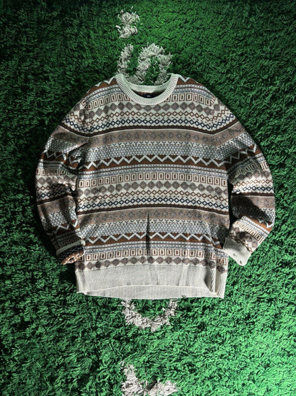 Vintage American Rag Abstract Pullover