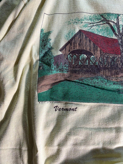 Vintage 1987 Jerzees USA Vermont Tee