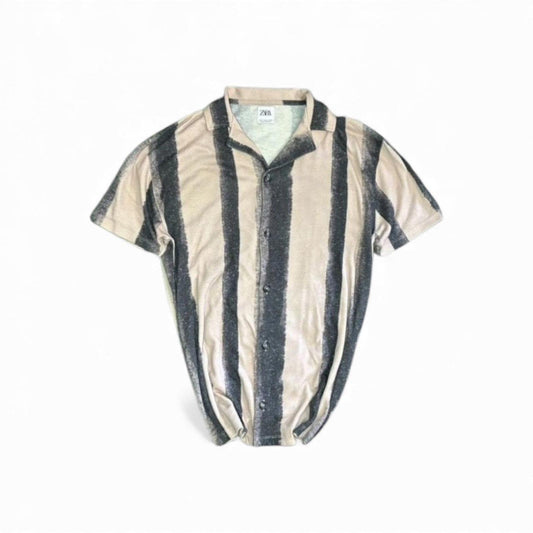 Zara Striped Button-Up