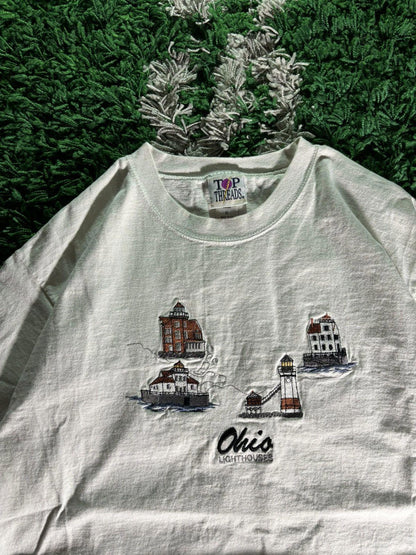 Vintage Top Threads Ohio Lighthouses Tee