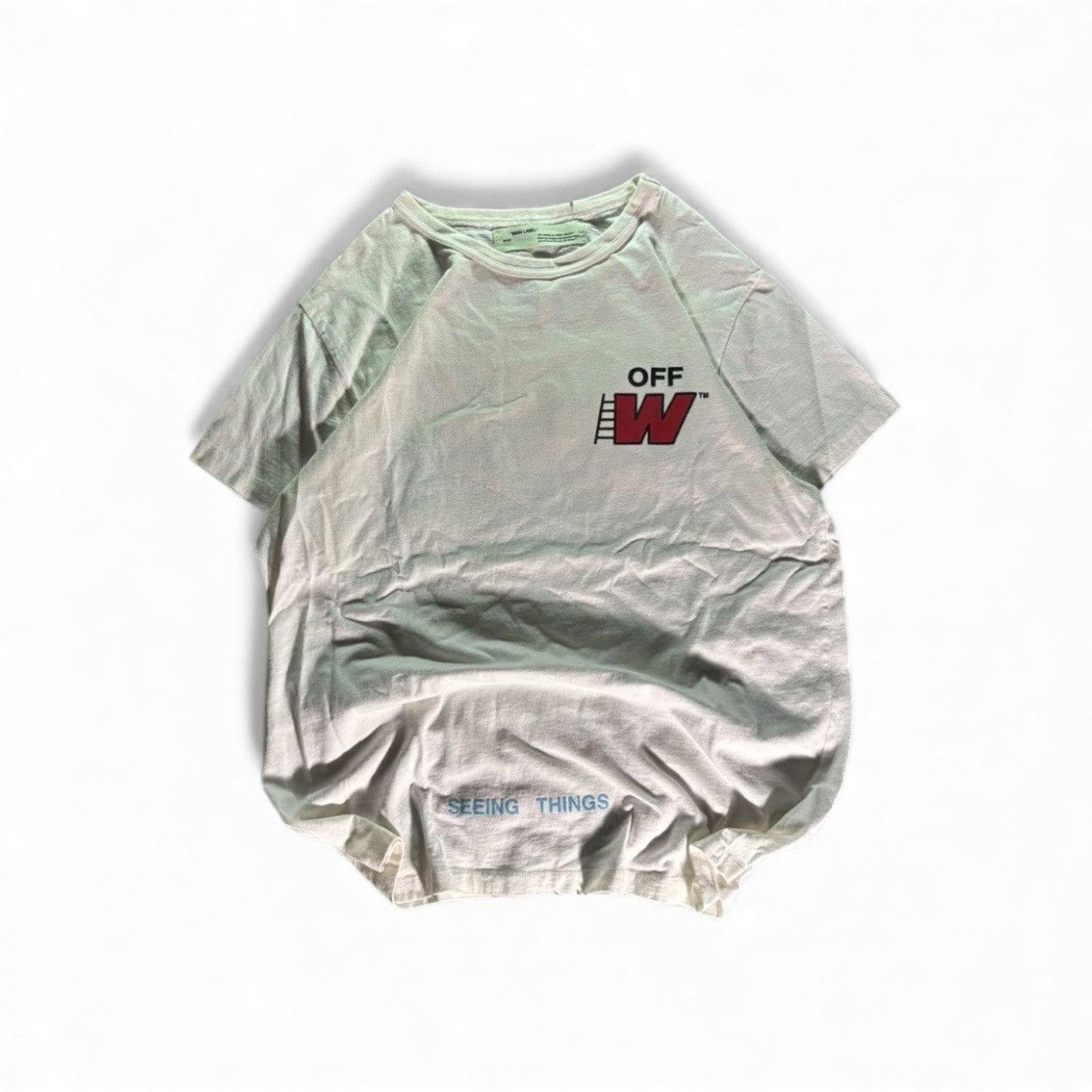 Off-White “Seeing Things” Ladder Tee