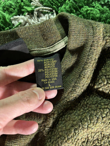 Vintage Harley Davidson Quarter-Button Pullover