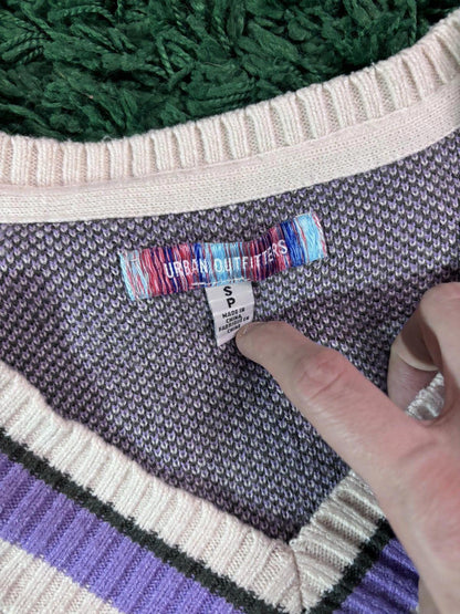 Urban Outfitters Multi-Color Wave Cardigan