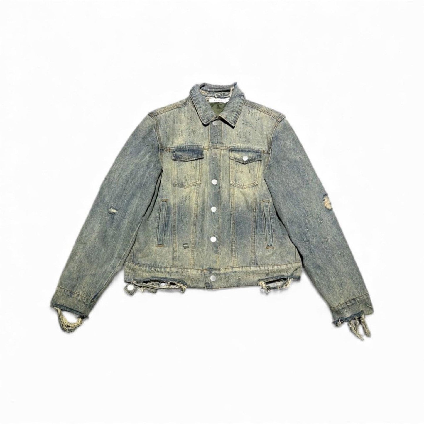 MNML Distressed Denim Jacket