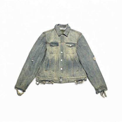 MNML Distressed Denim Jacket