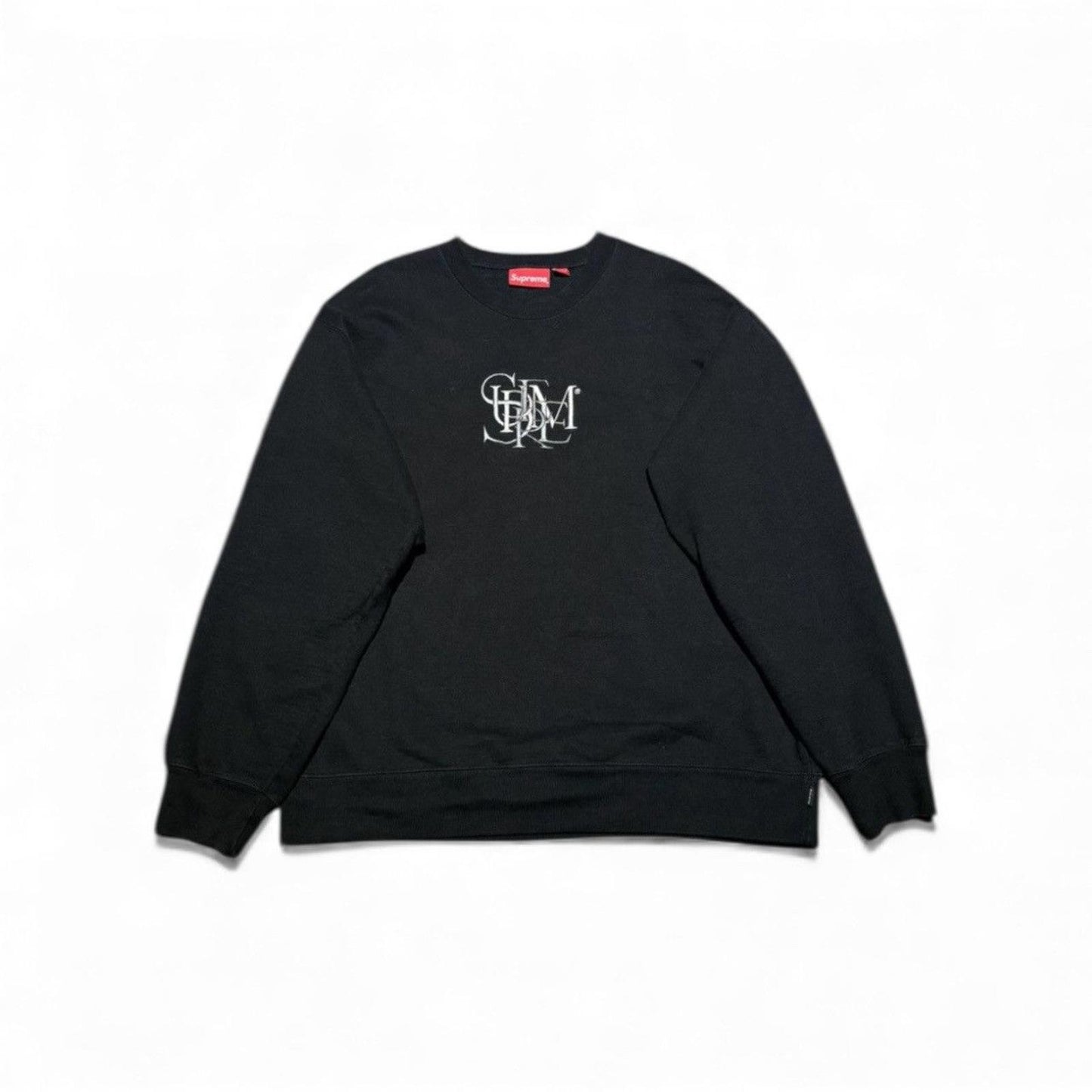 Supreme Embroidered Spell-out Crewneck